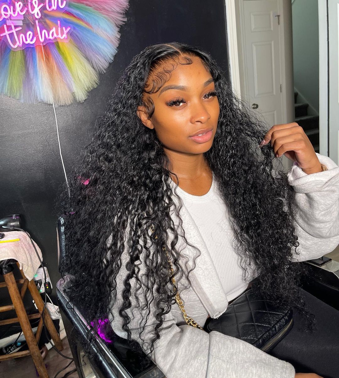 Perruque 360° Lace Wig Curly