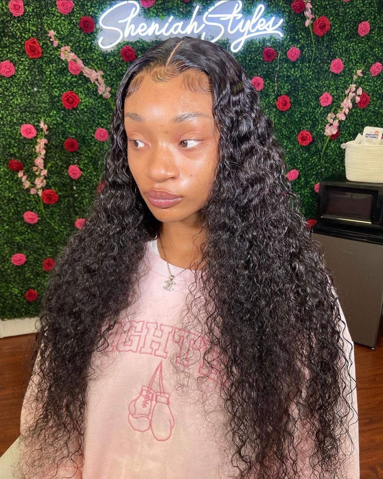 5X5 Transparent Deep Wavy Closure Wig ($100OFF)