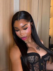 13X6 HD Raw Laos Straight Frontal Wig ~ MADE TO ORDER