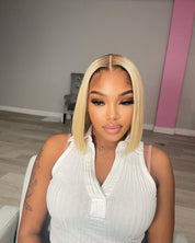 6X6 HD Raw Blonde Closure Wig 16”~ XS Cap (Same Day)
