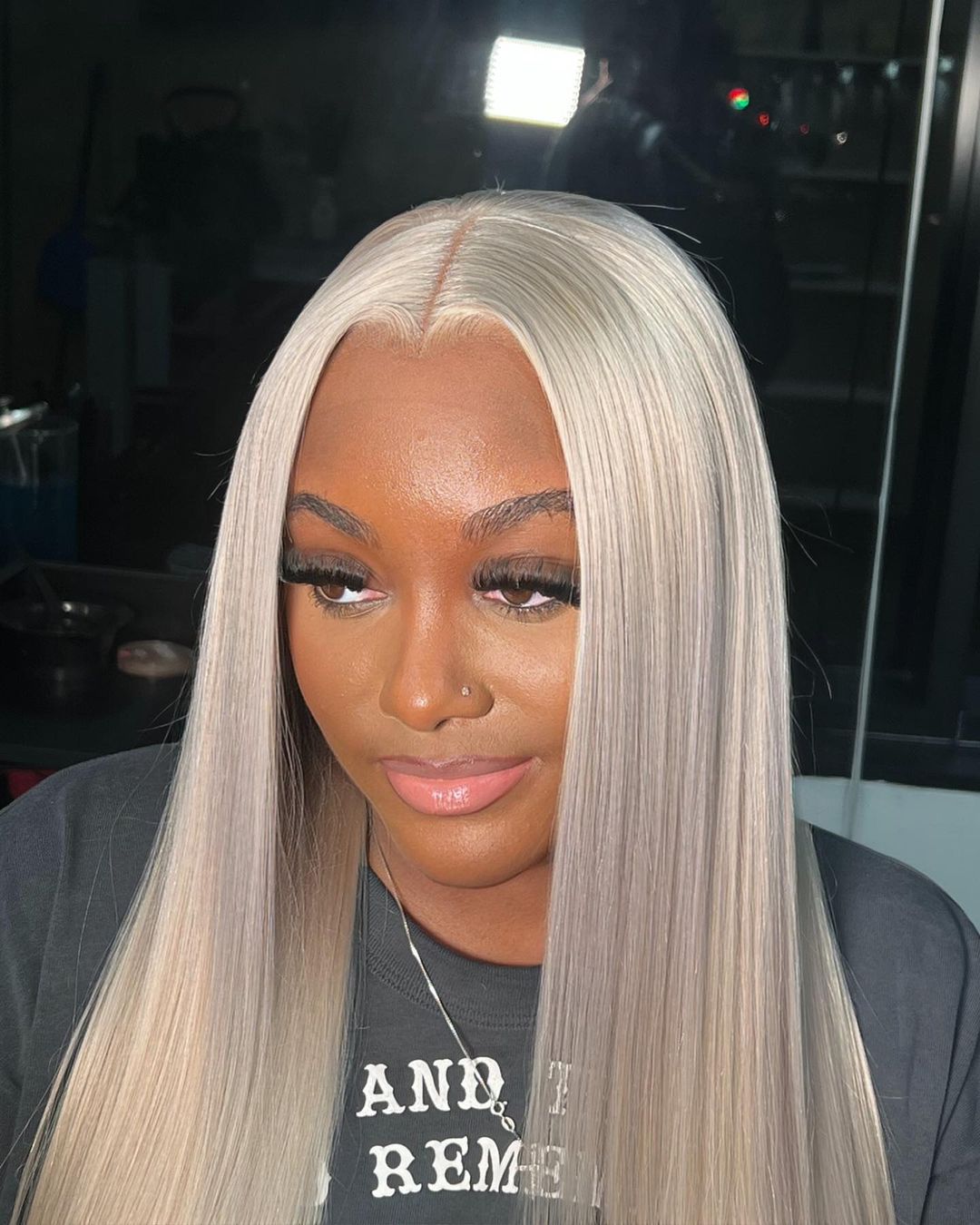 Blonde Middle Part Lace Front Wig 24” (Same Day)