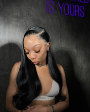 Film Straight Hair Full Frontal Wig (Raw Indian Hair)