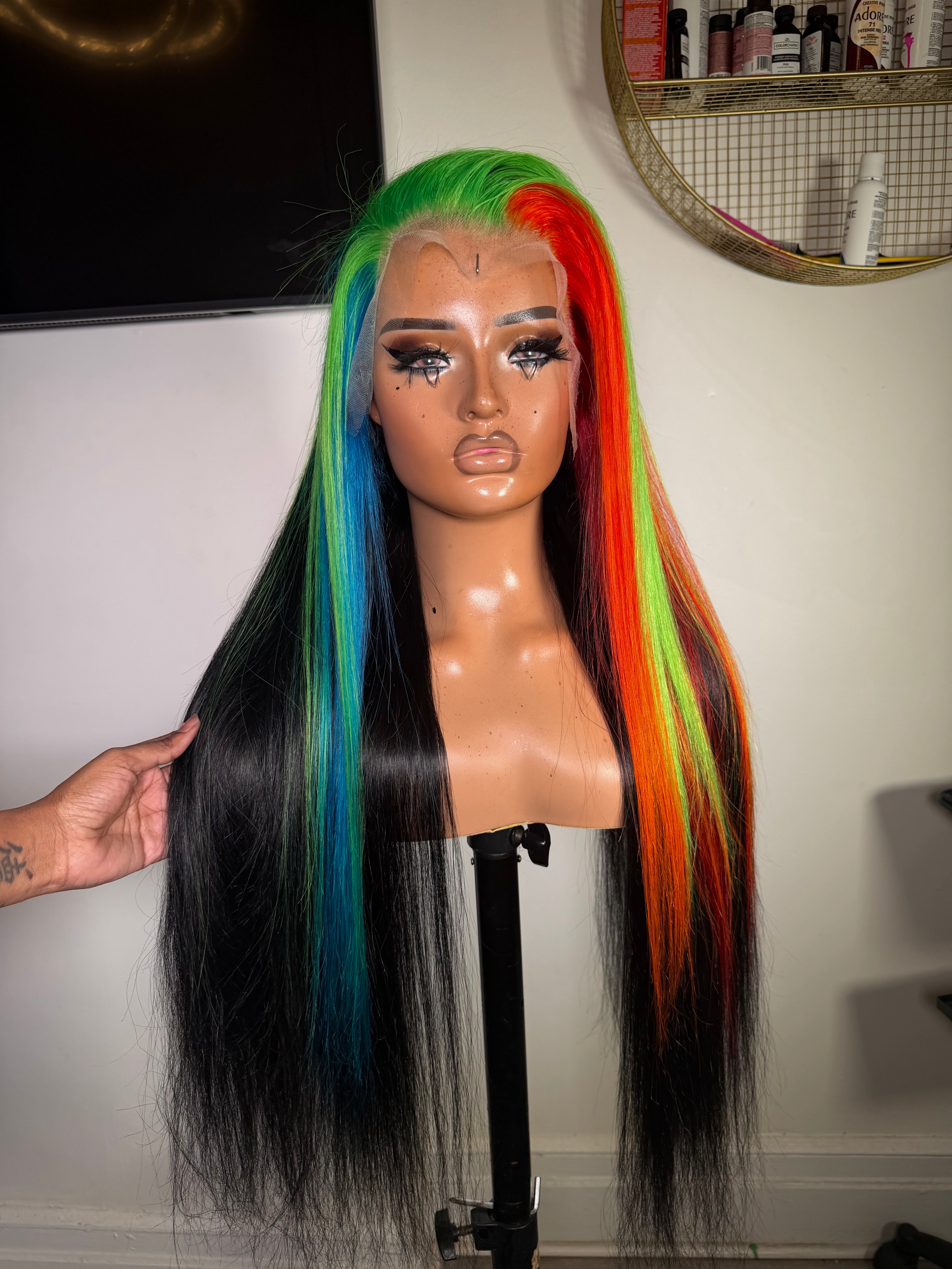 13X6 HD Crayola Body Wave Frontal Wig 26”