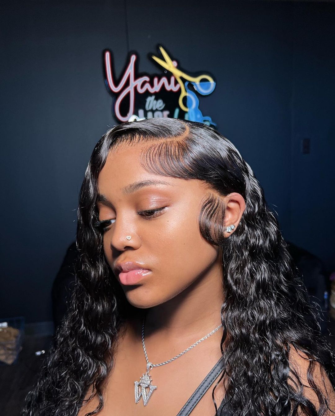 13X4 HD Deep Wavy Frontal Wig 32”~ Small Cap (Same Day)