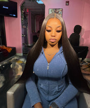 6X6 HD Santorini Straight Closure Wig