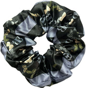 Black Butterfly Silk Bandeau Set