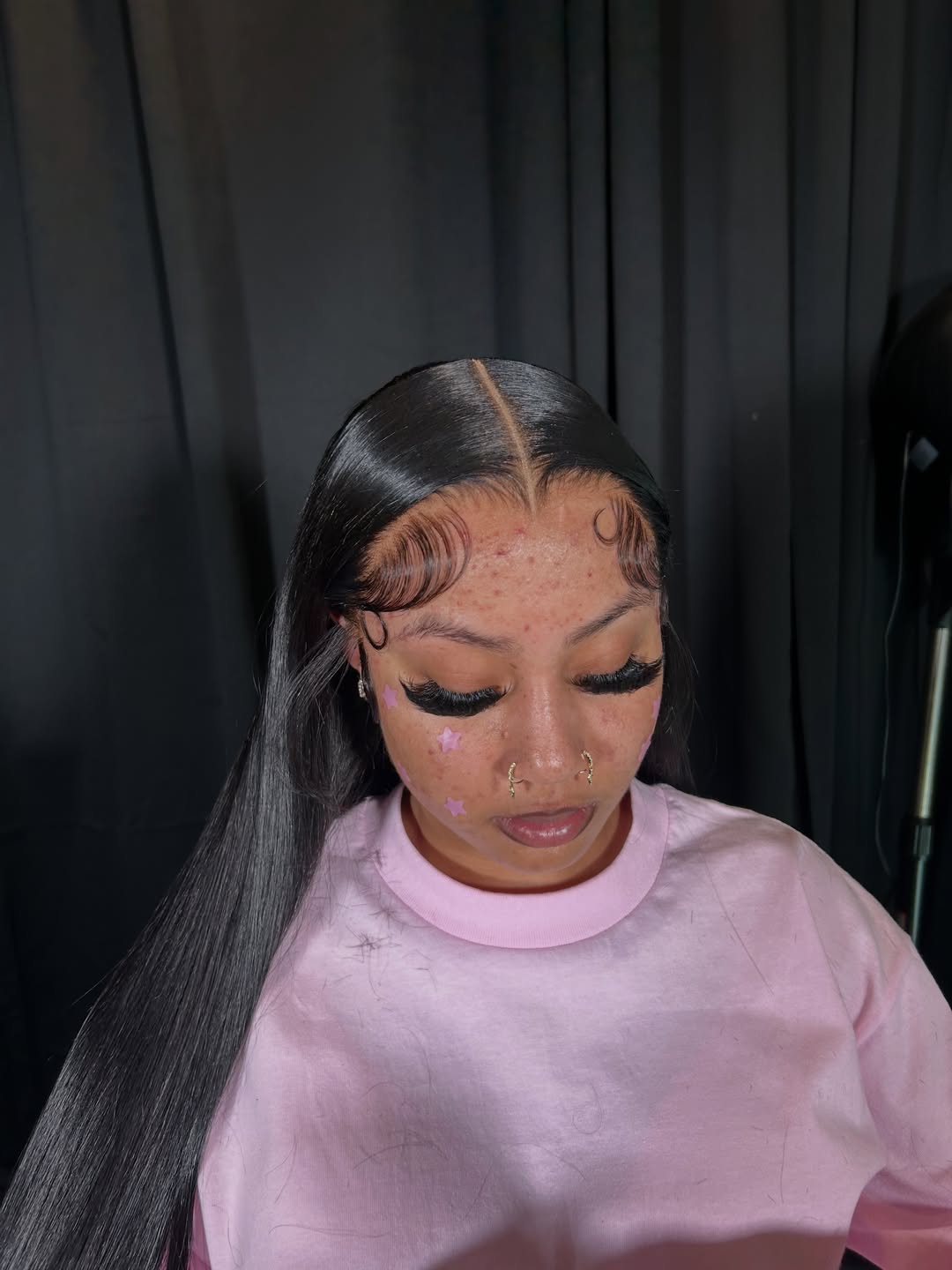 13X6 Film HD Straight Frontal Wig 34” ~ Hair On Hand