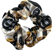 Black Versace Mansion Silk Bandeau Set