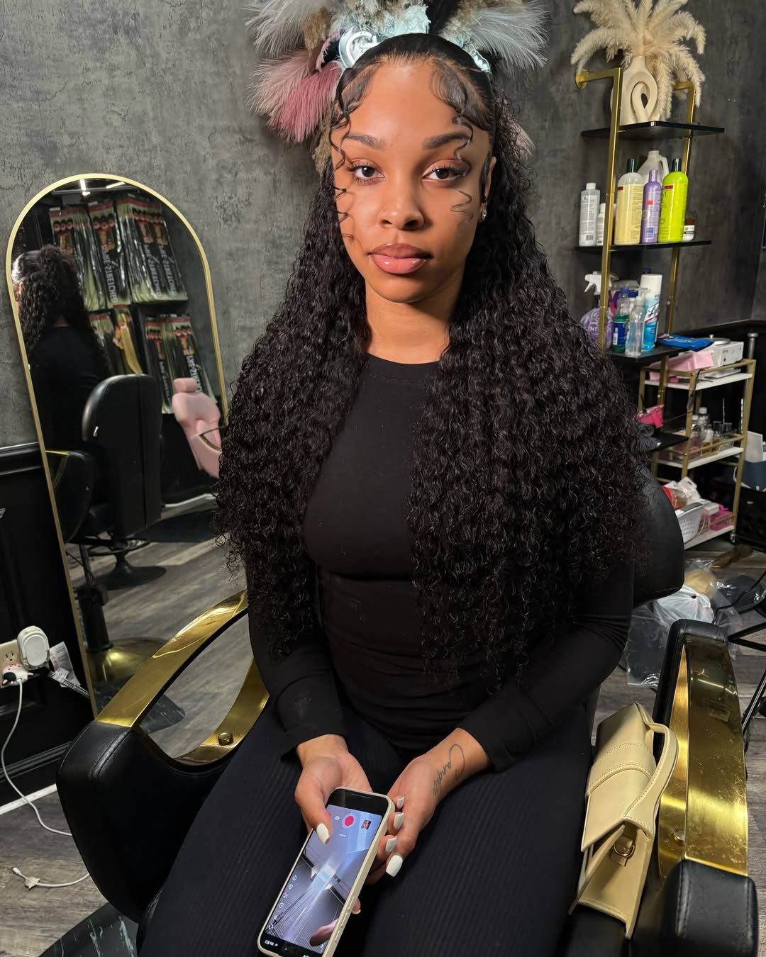 13X6 HD Deep Curly Frontal Wig 16”-28”