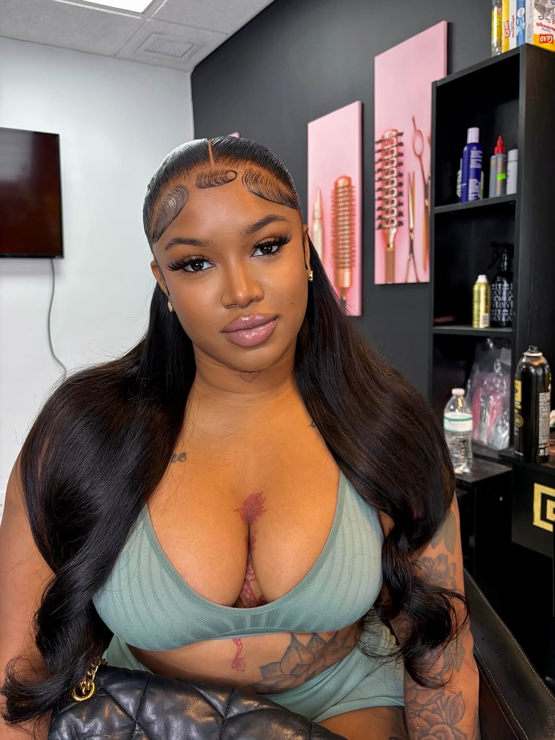 13X4 Film HD Bali Wave Frontal Wig 28” ~ Hair On Hand