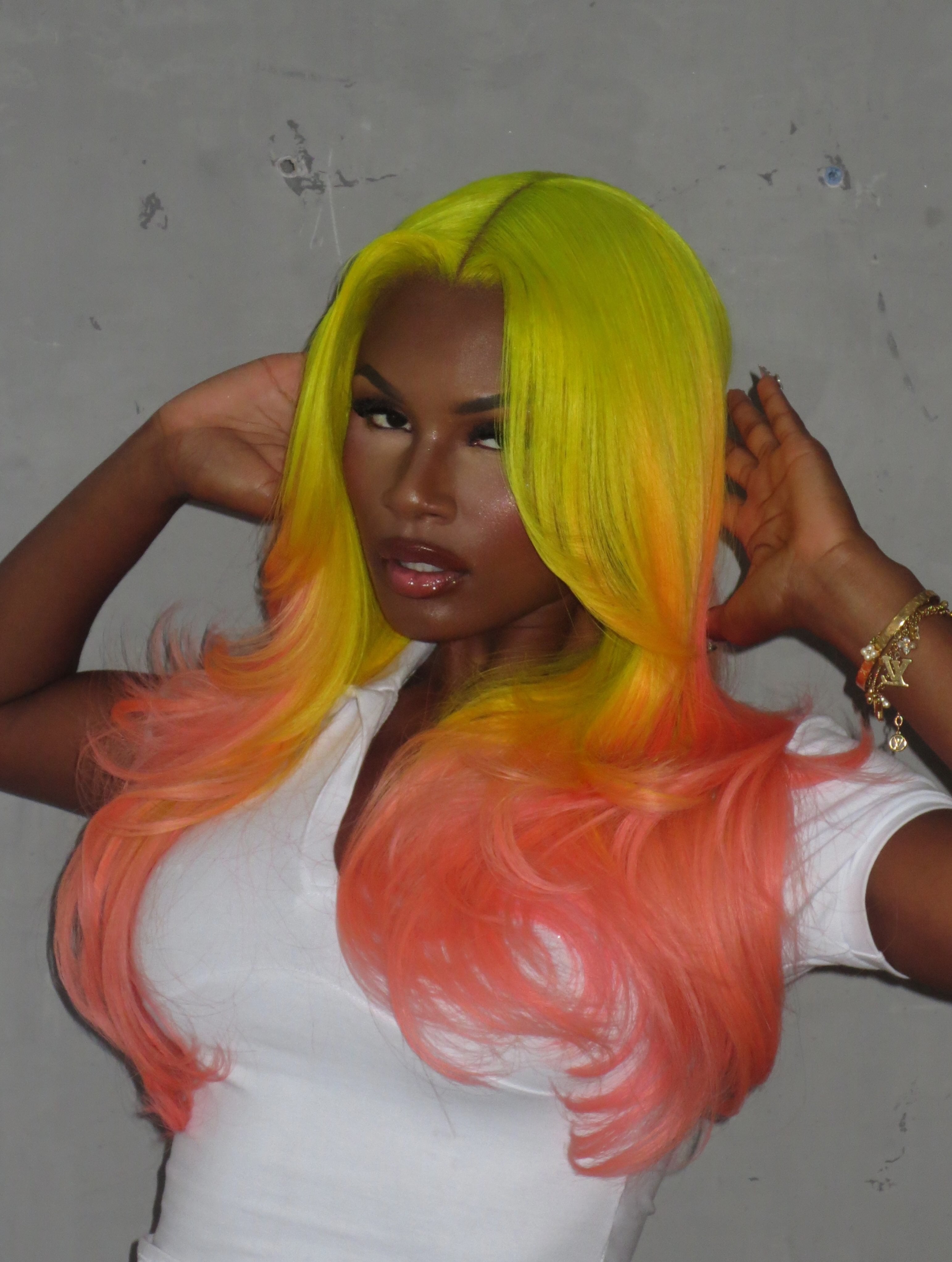 13X6 HD Blonde Body Wave Frontal Wig 26” ~ Indian Hair (Small Cap)