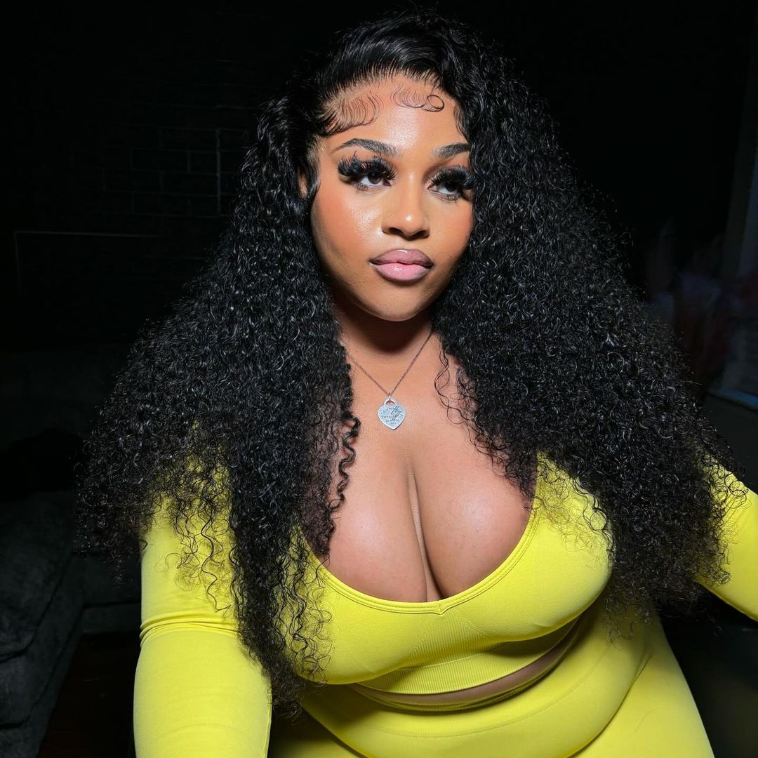 13X6 HD Deep Curly Frontal Wig 30”~ Large Cap (Same Day)