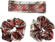 Very Berry Plaid Silk Bandeau Set (Limited)