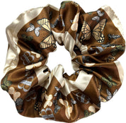 Brown Butterfly Silk Bandeau Set
