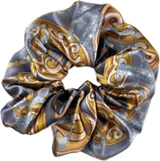 Grey Versace Mansion Silk Bandeau Set