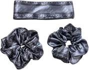 Grey Day Silk Bandeau Set