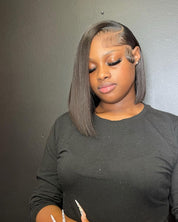 6X6 HD Straight Closure Wig 16”~ Small Cap (Same Day)