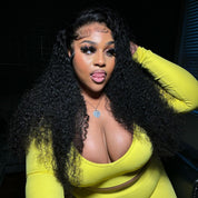 13X6 HD Deep Curly Frontal Wig 30”~ Large Cap (Same Day)