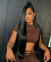 Film Straight Full Frontal Wig (Raw Cambodian Hair)