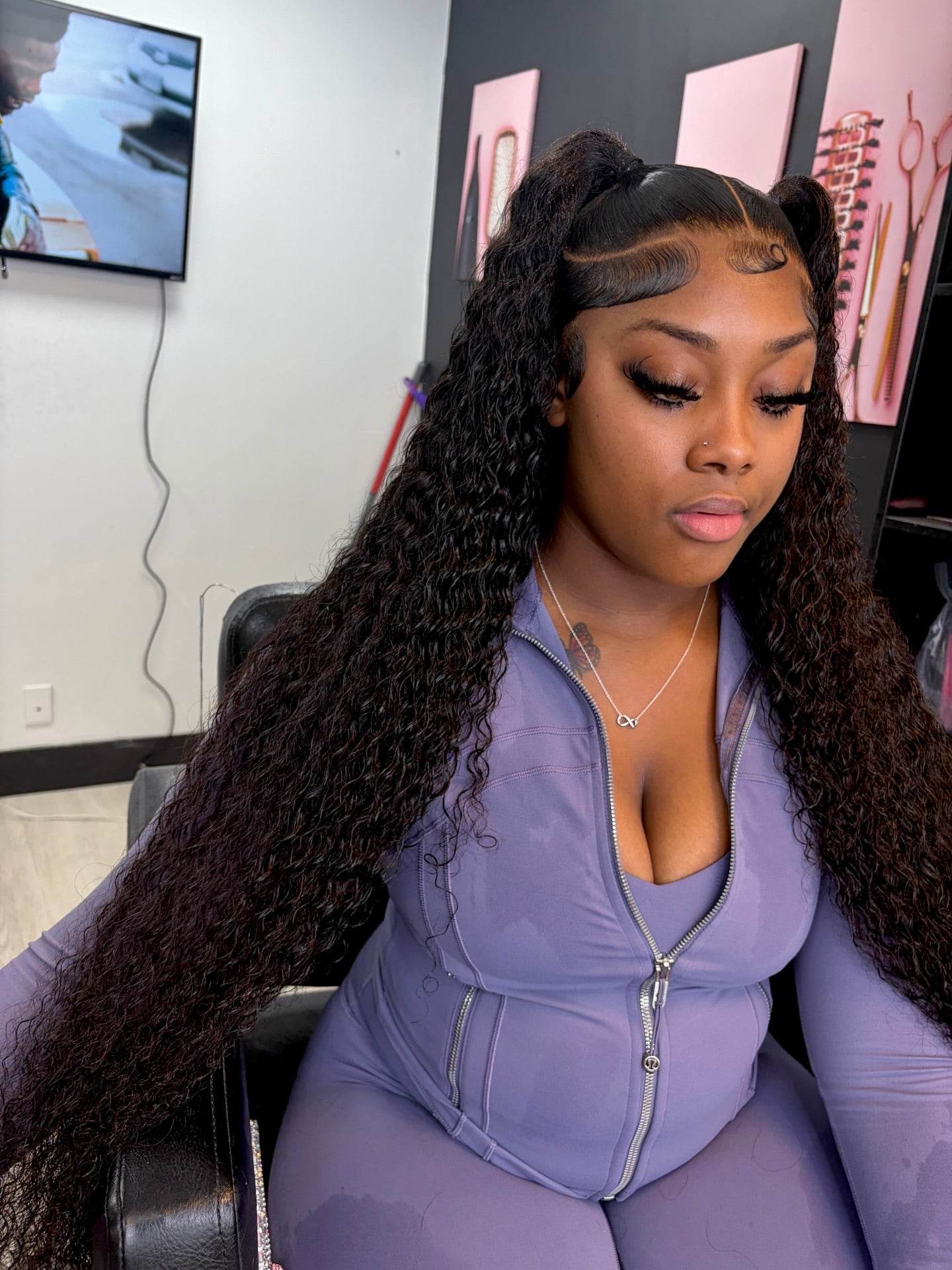 13X6 HD Tahiti Curl Frontal Wig ~ Hair On Hand