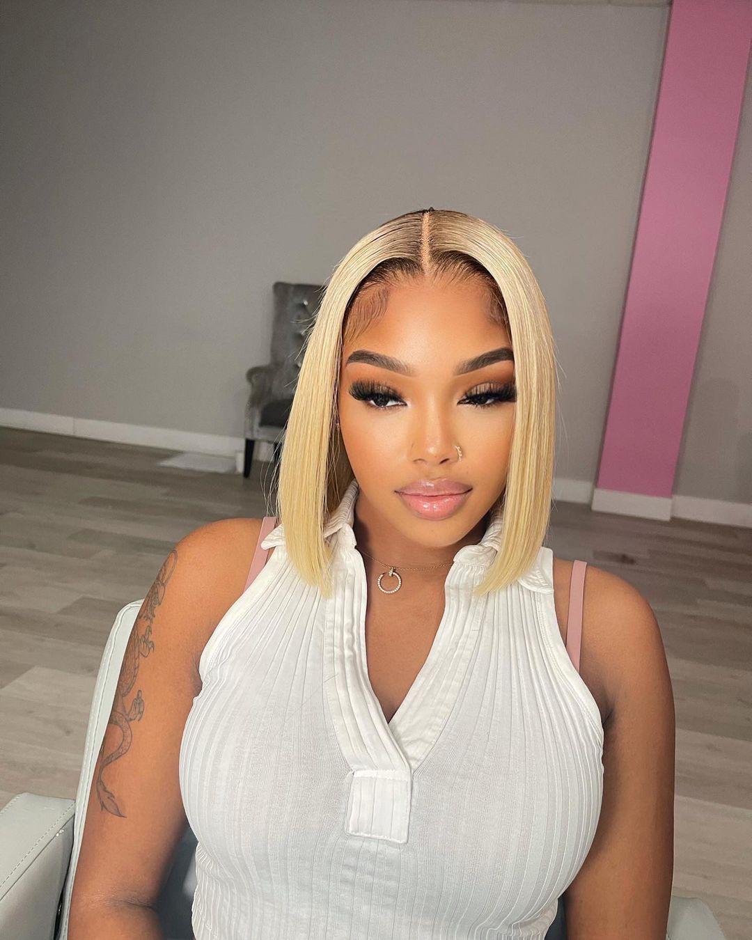 HD Blonde Frontal Wig 14” (Same Day)