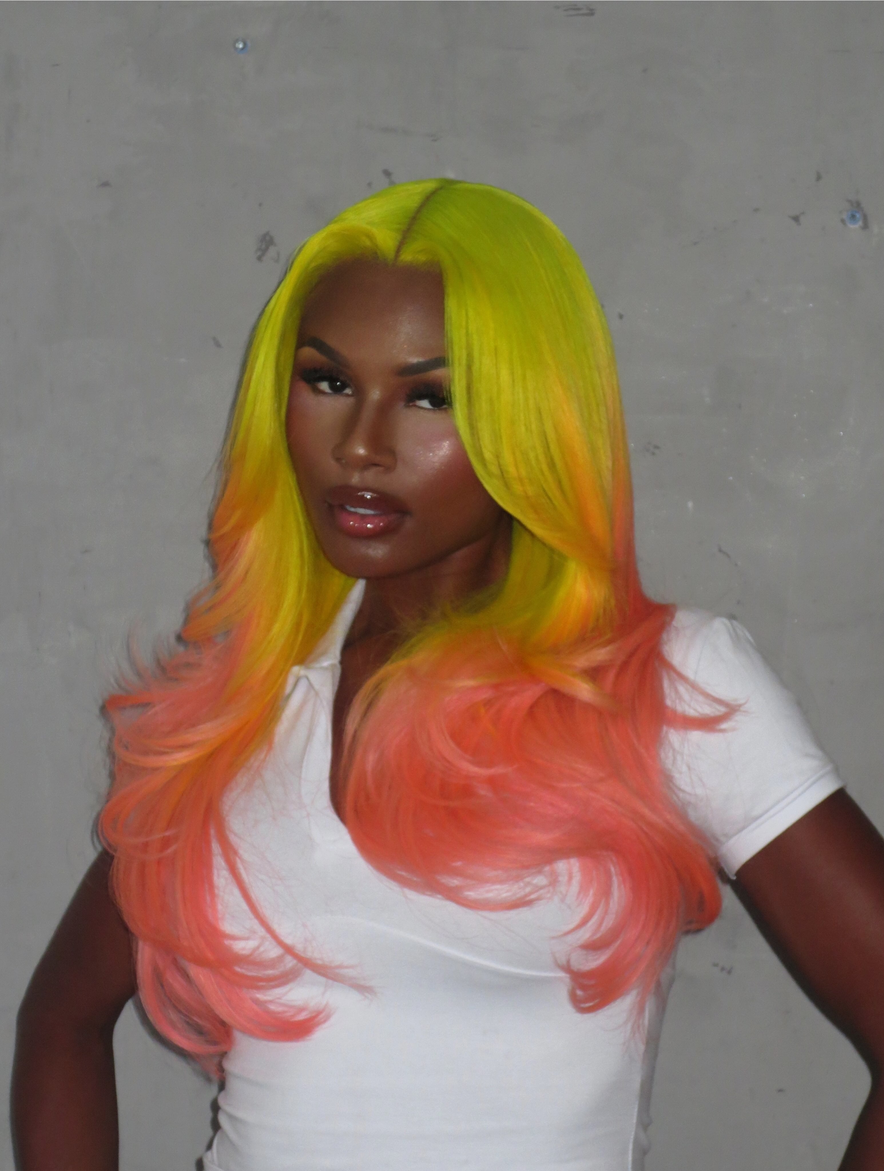 13X6 HD Blonde Body Wave Frontal Wig 26” ~ Indian Hair (Small Cap)