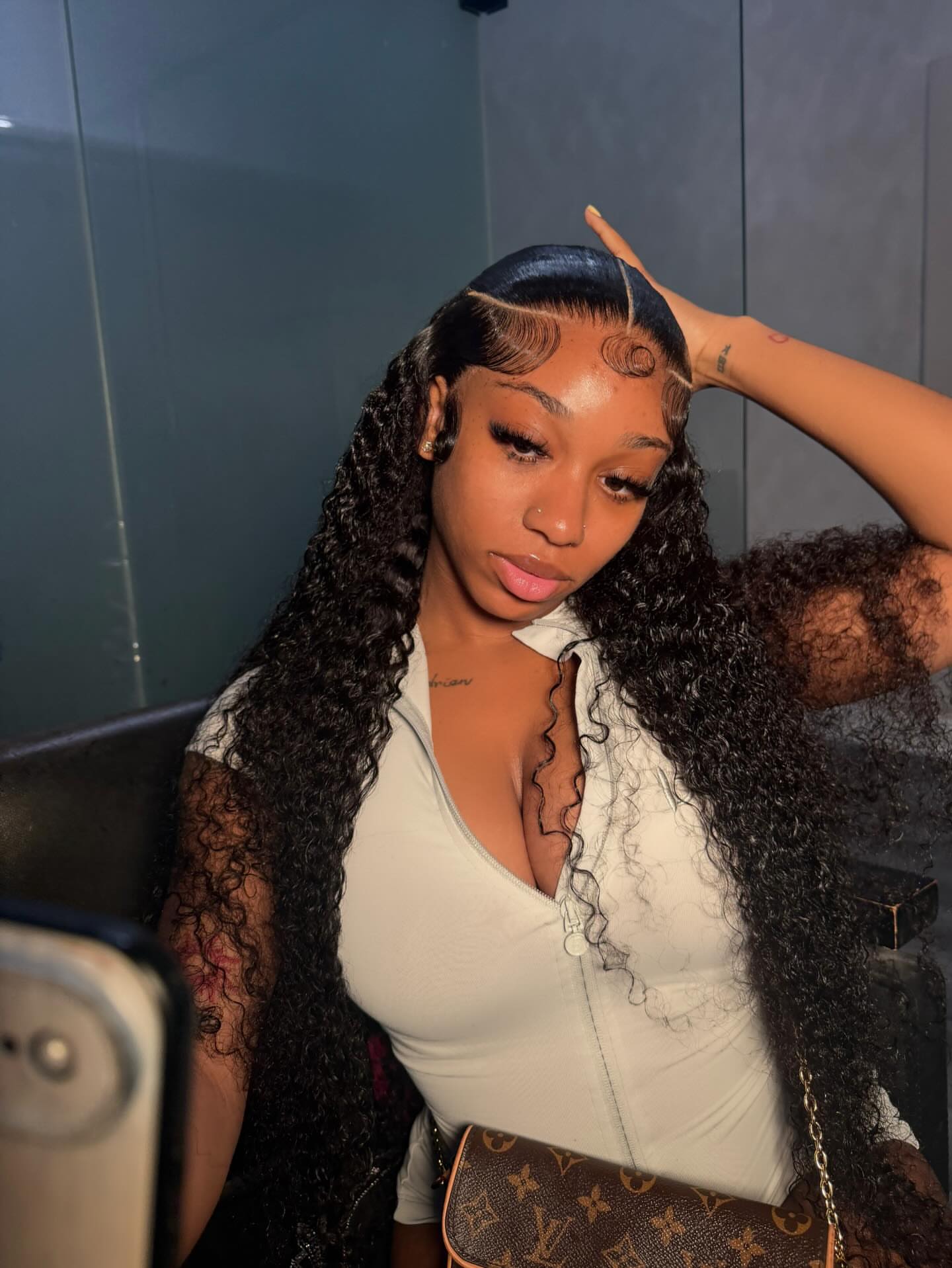 13X6 HD Deep Curly Frontal Wig ~ HAIR ON HAND