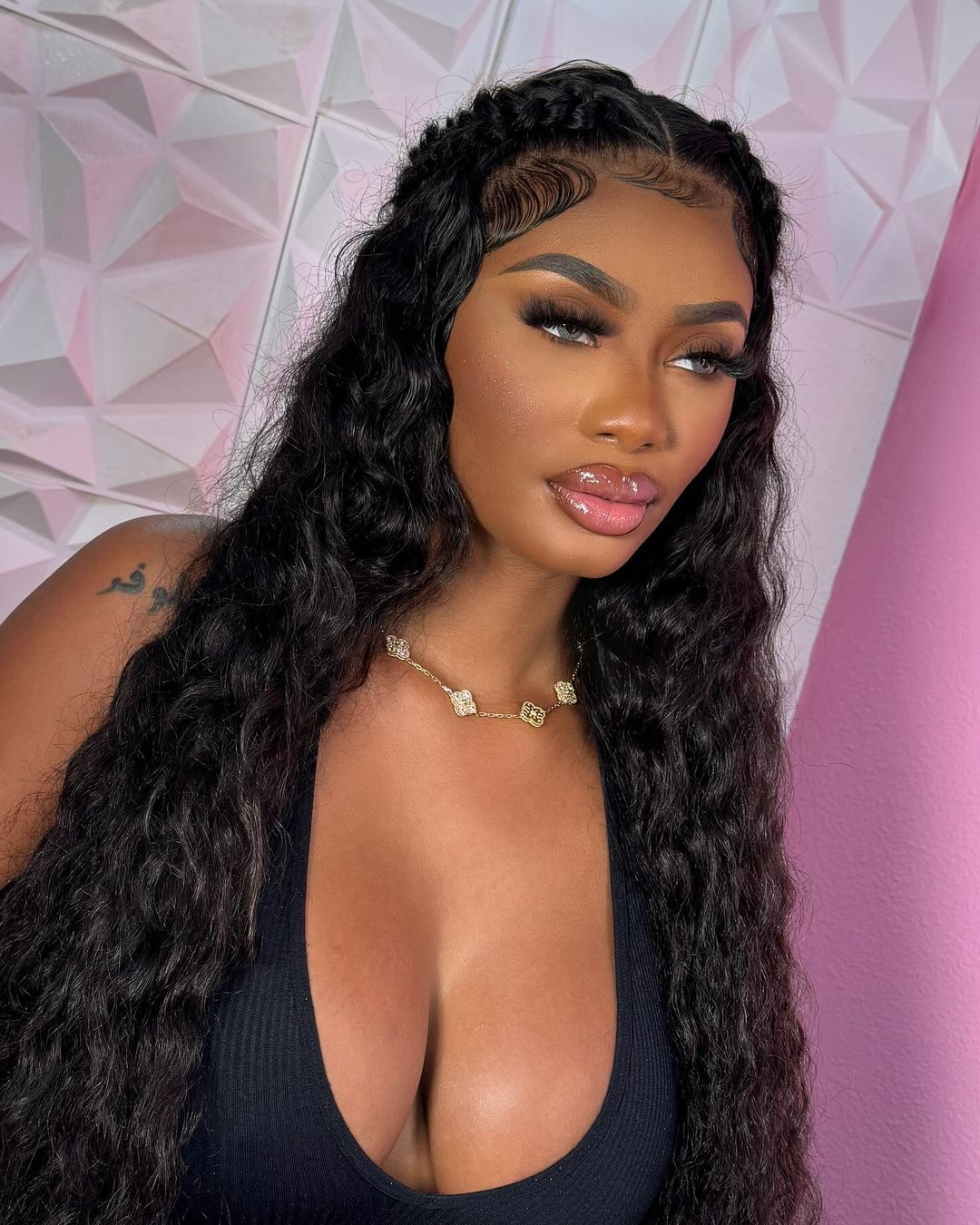 13X6 HD Raw Deep Wavy Frontal Wig 30” (Small Cap)