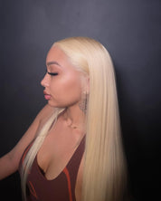 Blonde Middle Part Lace Front Wig 24” (Same Day)