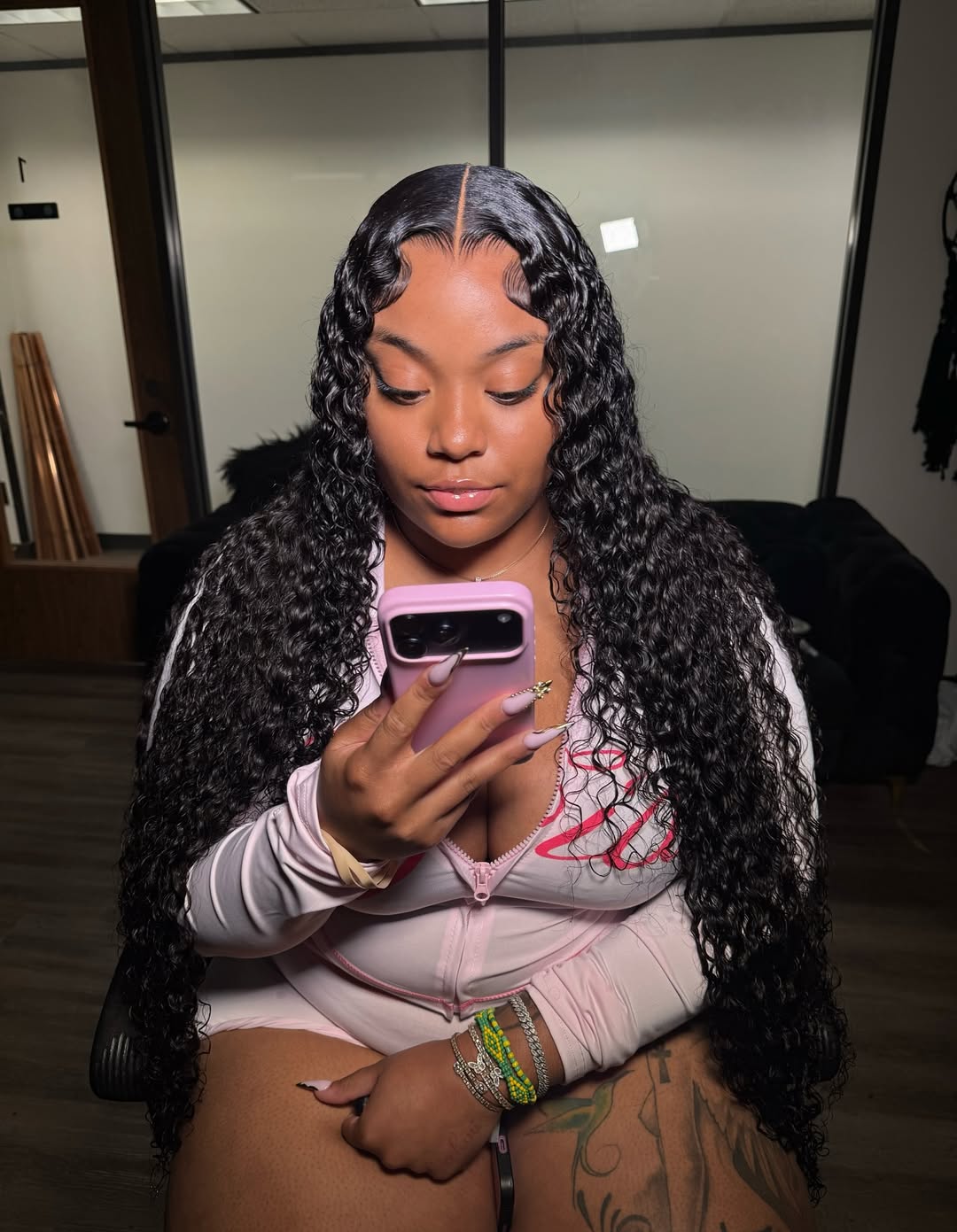 5X5 HD Tahiti Curl Closure Wig 34” ~ HAIR ON HAND