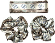 Plaid Baby Silk Bandeau Set