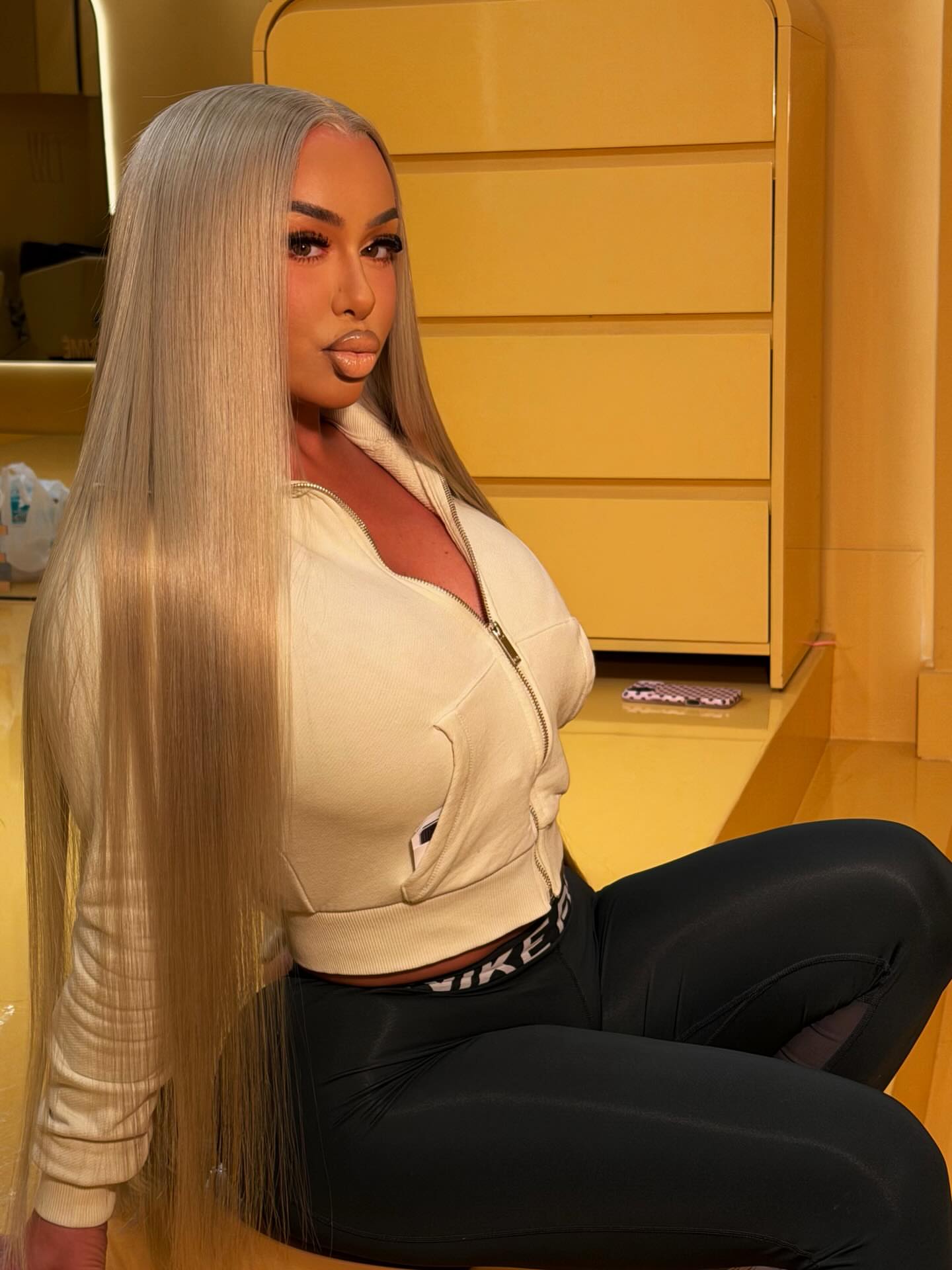 13X6 HD Laos Blonde Straight Frontal Wig 26” ~ Large Cap (200% Density)