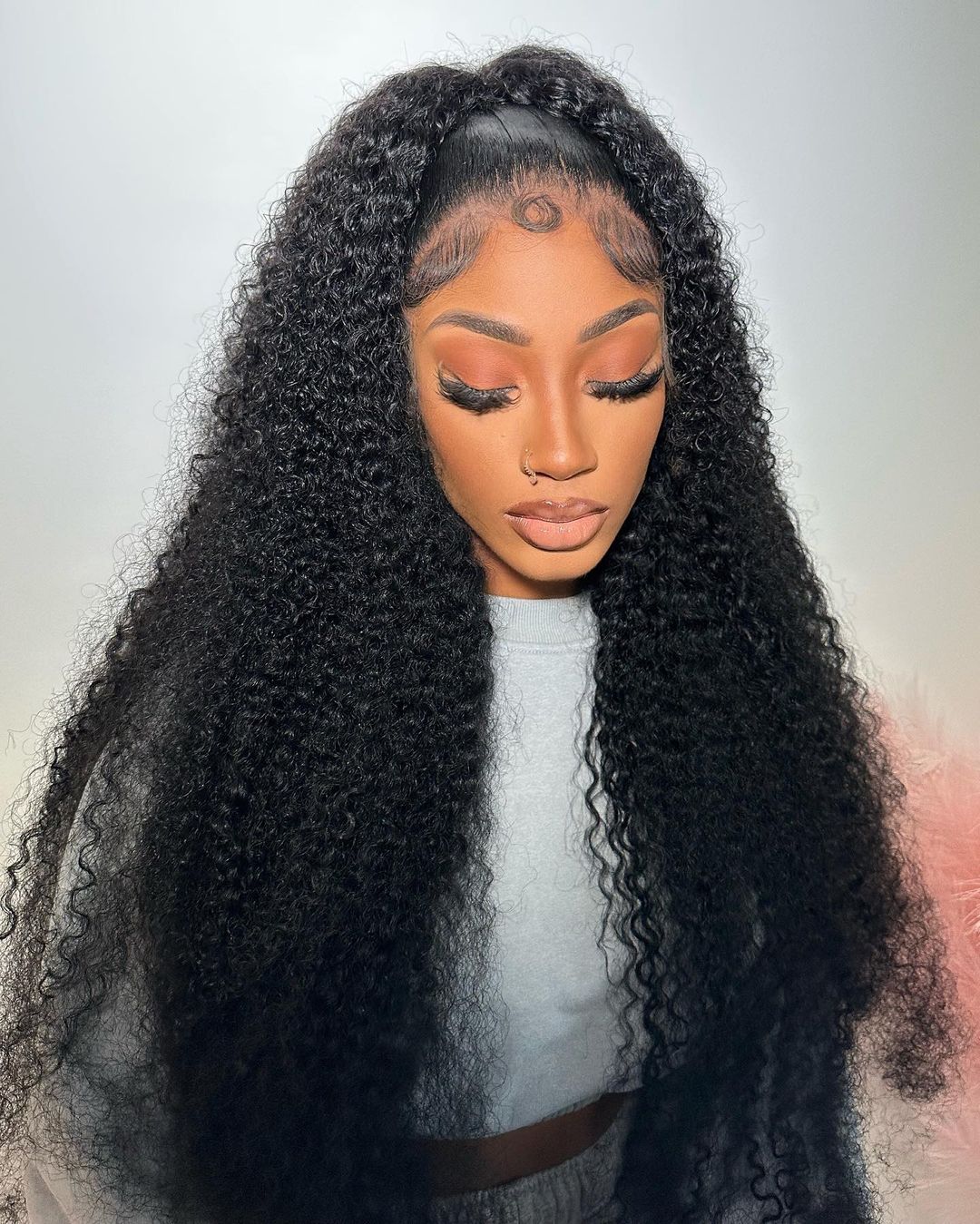 NEW* 13X6 Film Aruba Curl Frontal Wig 34” (On Hand)