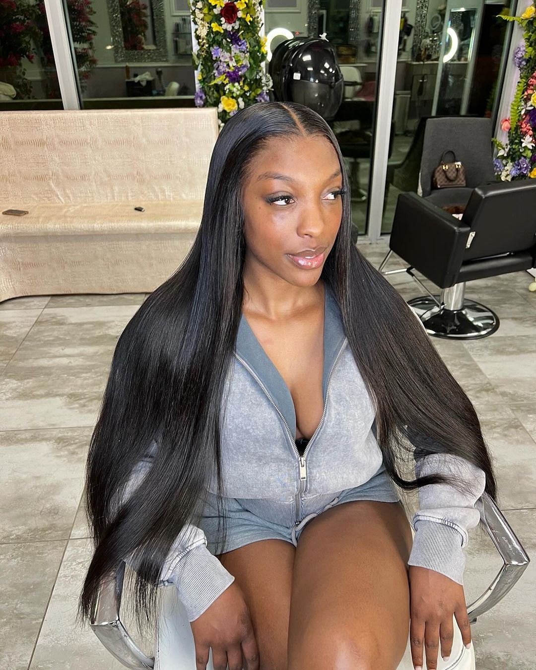 13X6 HD Raw Straight Frontal Wig 36” (Same Day)