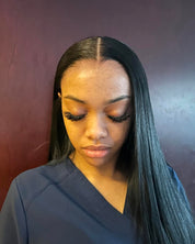 13X6 HD Santorini Straight Frontal Wig 30”~ Small Cap (Same Day)