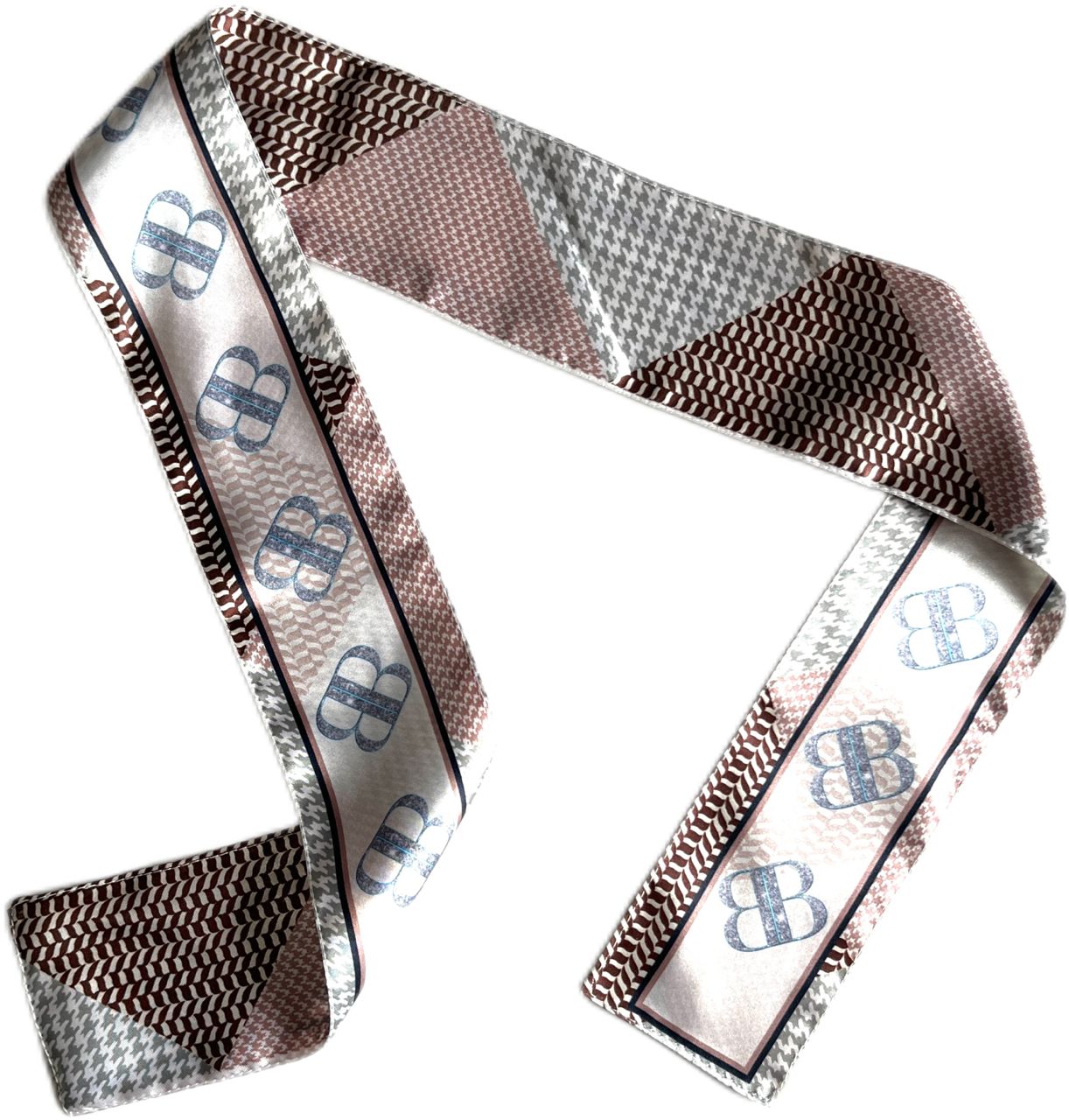 Plaid Baby Silk Bandeau Set