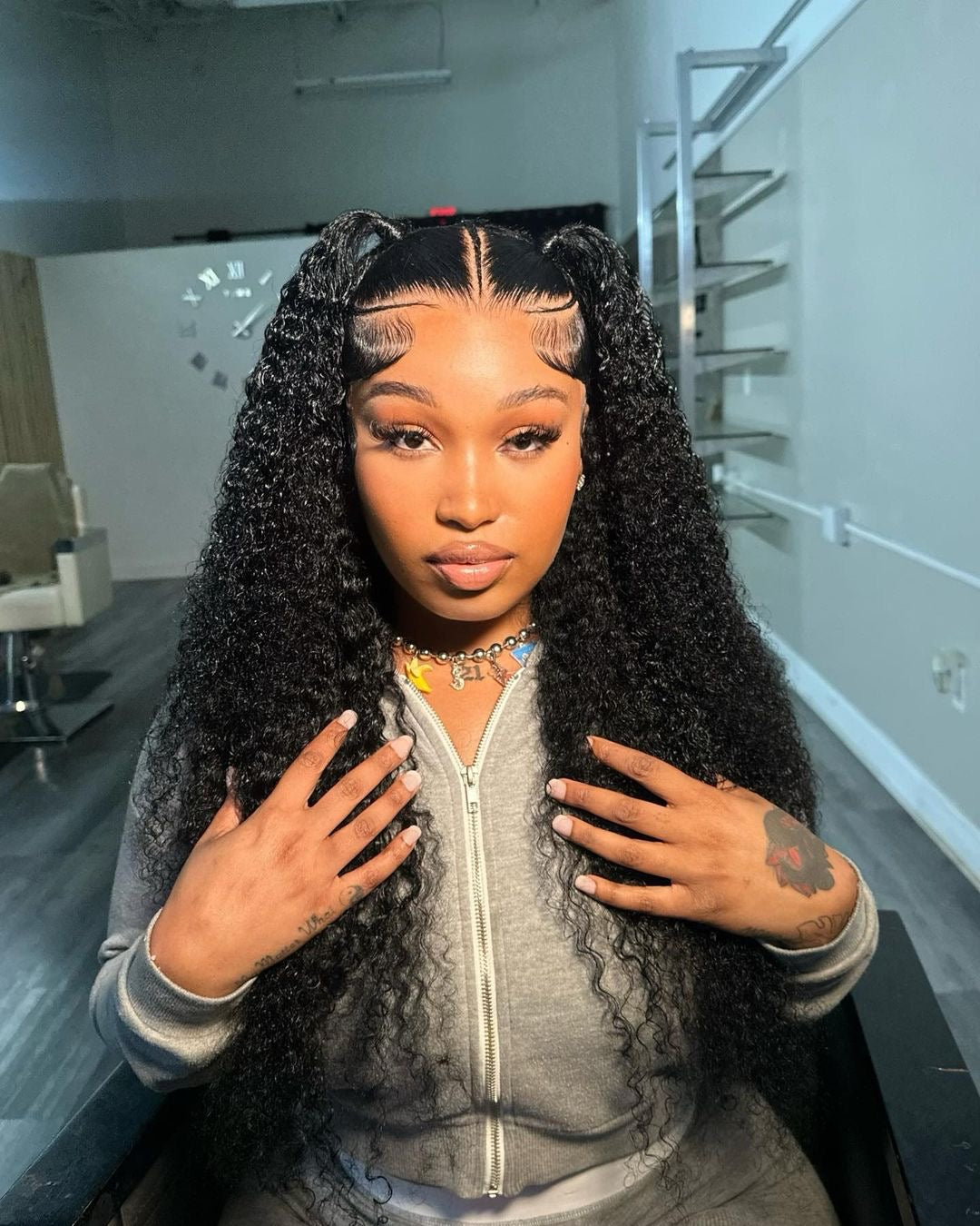 13X6 HD Tahiti Curl Wig (On Hand)
