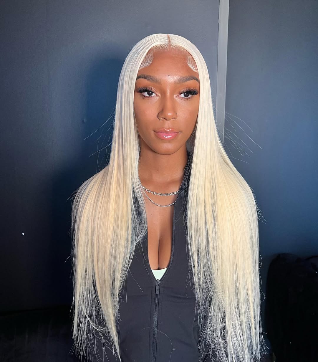 Blonde Middle Part Lace Front Wig 24” (Same Day)