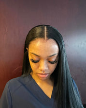 13X6 HD Santorini Straight Frontal Wig 30”~ Small Cap (Same Day)