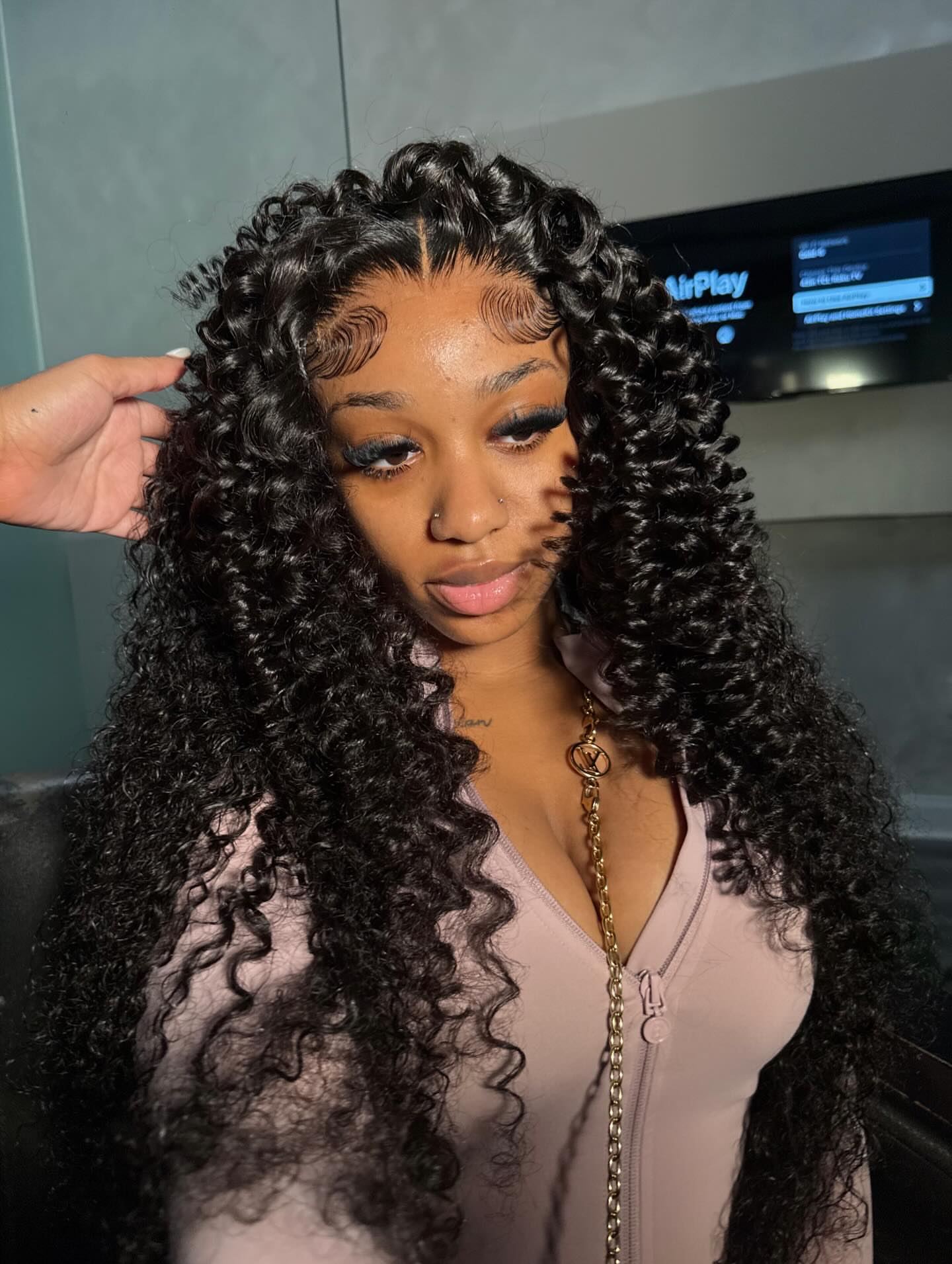 13X6 HD Virgin Tahiti Curl Frontal Wig ~ MADE TO ORDER