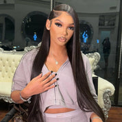 13X6 HD Santorini Straight Frontal Wig 30”~ Small Cap (Same Day)