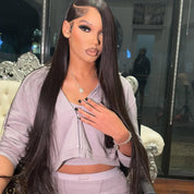 13X6 HD Santorini Straight Frontal Wig 30”~ Small Cap (Same Day)