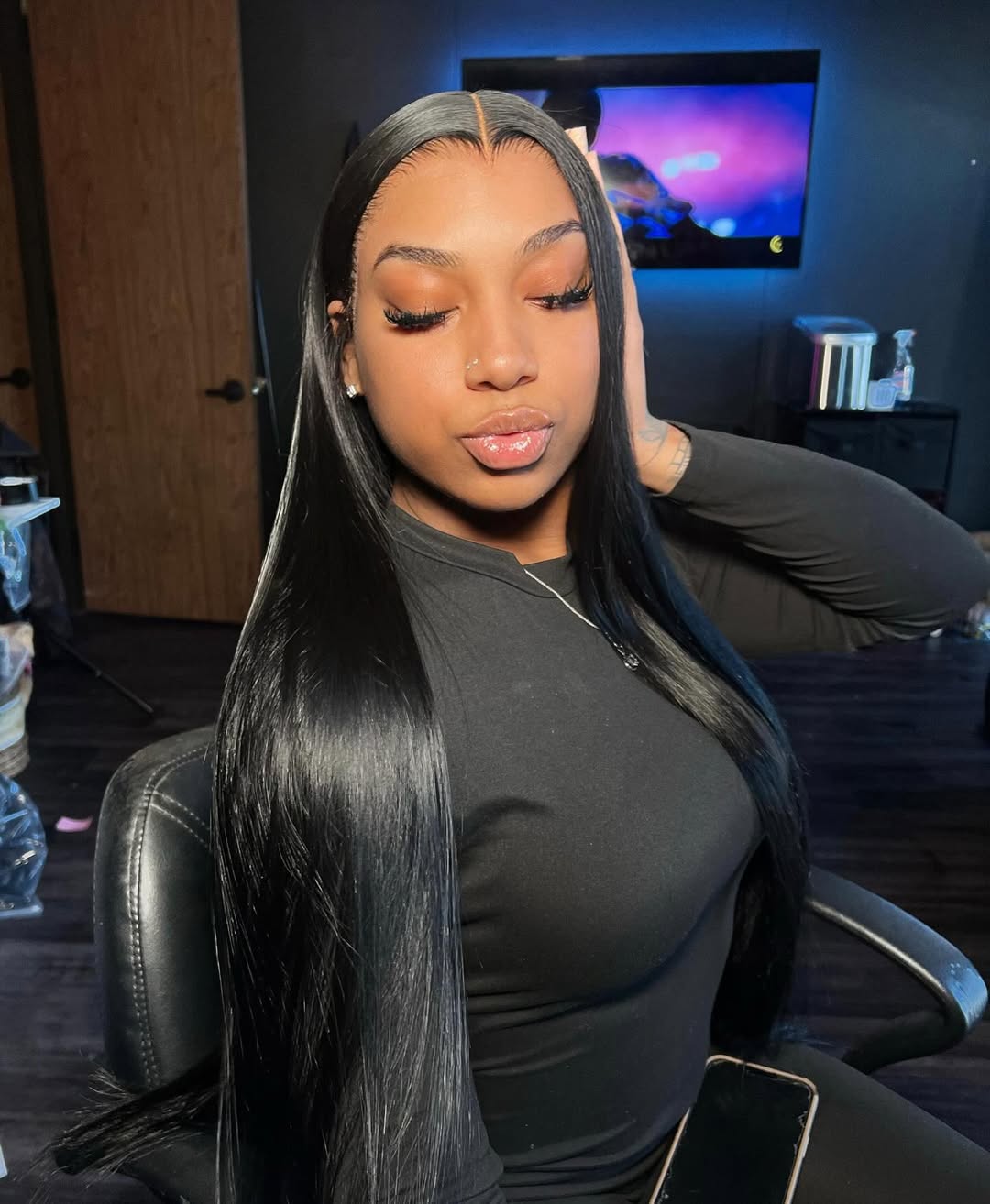 13X4 Transparent Straight Frontal Wig 34”~ 200% Density ($100OFF)