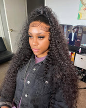13X6 HD Deep Curly Frontal Wig 28”