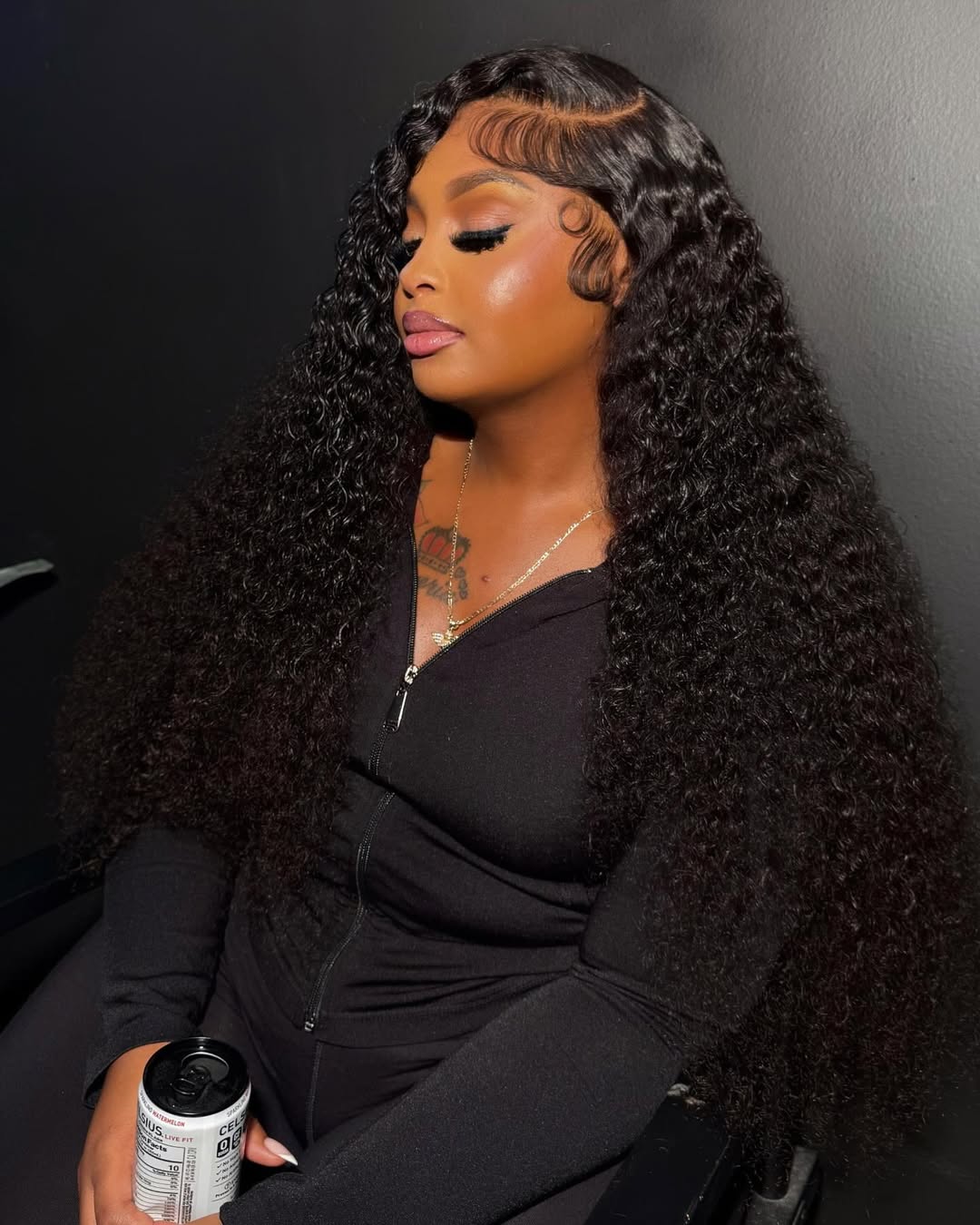 6X6 HD Virgin Curaçao Curl Closure Wig
