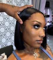 HD Raw Vietnamese Frontal Bob Wig 14”