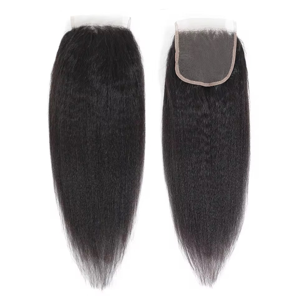 6X6 HD Kinky Straight Closure 20”