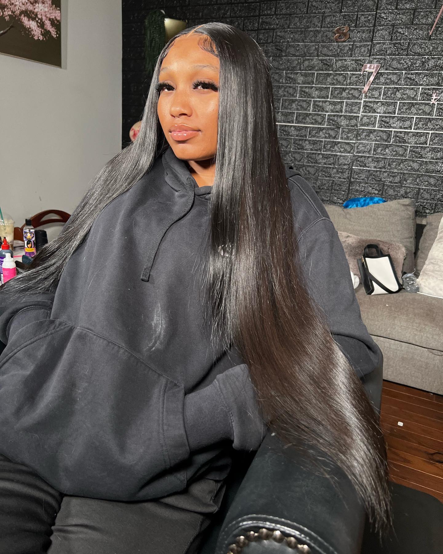 6X6 HD Laos Straight Closure Wig ~ Hair On Hand