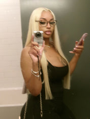13X4 HD Laos Blonde Straight Frontal Wig 30” | Small Cap