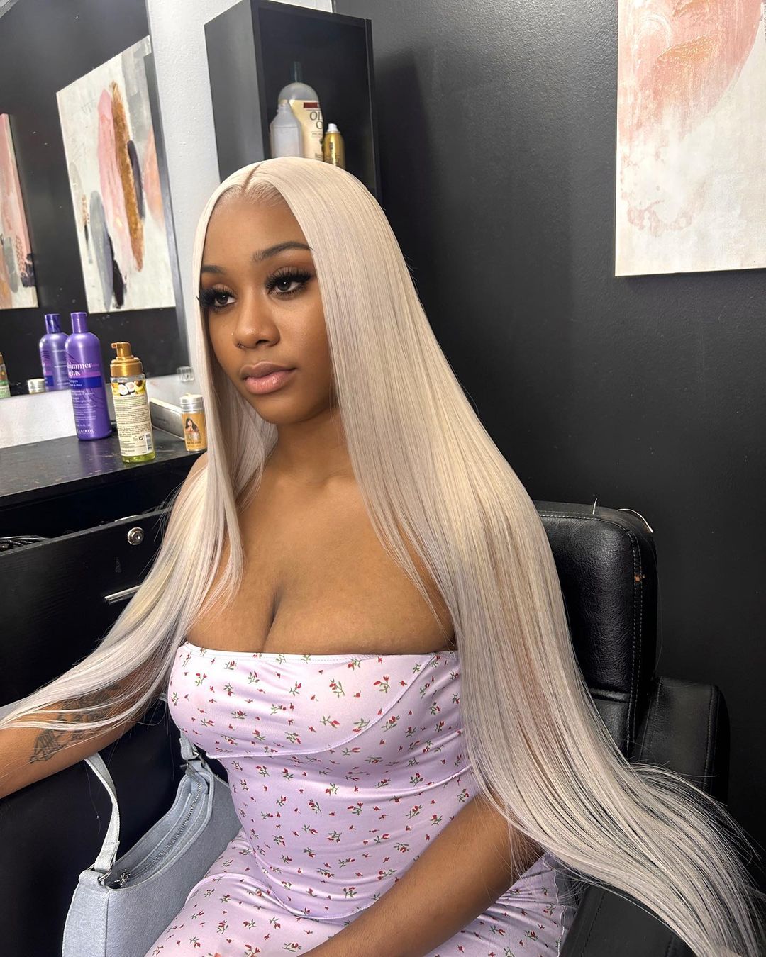 13X6 HD Virgin Blonde Straight Frontal Wig